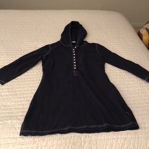 Jcrew navy hoodie tunic